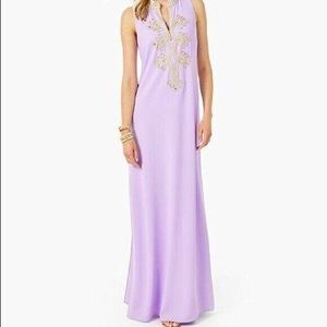 NWT Lilly Pulitzer Jane Maxi Iris Purple 12